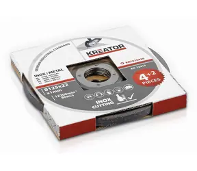 KREATOR KRT070420 / Tarcza tnąca / Średnica 125 x 22 mm / 6 szt. 