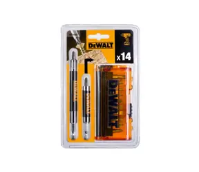 DeWalt DT71502 / Zestaw bitów z przedłużką / 14 szt