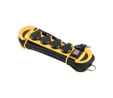 Philips SPN5140YC/58 żółty / Przedłużacz / 4 gniazda / 5m