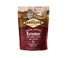 Carnilove Cat Grain Free Reindeer Adult Energy&Outdoor 400g / Granulat dla kotów / dla kotów z możliwością poruszania się na zewnątrz