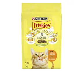 Friskies Dla kurczaka+warzywa 10kg / Granulat dla kotów / dla kotów dorosłych