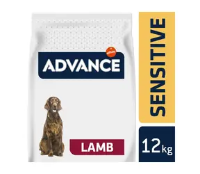 ADVANCE DOG jagnięcina i ryż 12kg / Granulat dla psów / dla psów z wrażliwym układem trawiennym