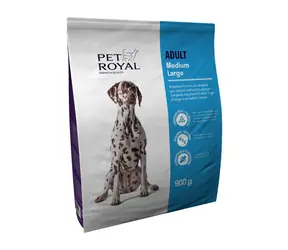 Pet Royal Adult Medium Large 900g / Pełnoporcjowa karma dla dorosłych psów średnich i dużych ras