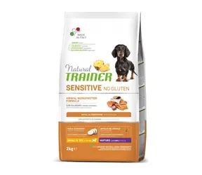 Natural Trainer Sensitive No gluten Maturity Mini łosoś 2kg / Pełnoporcjowa karma dla dorosłych psów małych ras