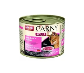 Animonda Carny Adult w puszce dla kotów wołowina+indyk+krewetki 200g