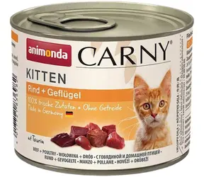 Animonda Carny Kitten w puszce dla kotów - koktajl drobiowy 200g