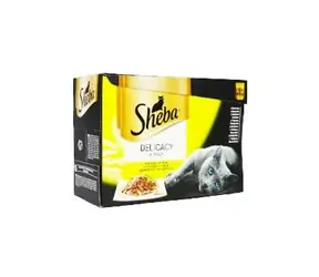 Sheba DELICACY drób w galarecie 12x85g / Saszetki dla kotów