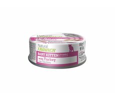Natural Trainer Cat BABY KITTEN indyk 80 g / puszka dla kotów