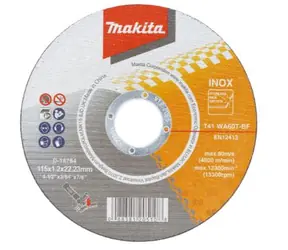 Makita D-18764 Tarcza tnąca do stali nierdzewnej 115 x 1,2 x 22,23 mm
