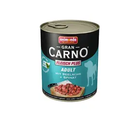 Animonda GranCarno Adult karma w puszkach dla psów łosoś + boczek 400g
