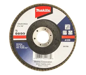 Makita D-63507 / tarcza szlifierska listkowa 125 mm A120