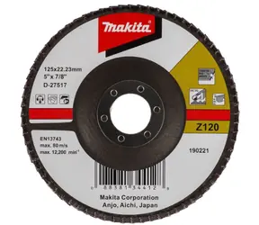 Makita D-27517 / tarcza szlifierska listkowa 125 mm Z120