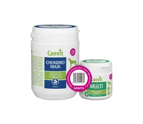 Canvit Chondro Maxi dla psów 500g + Canvit Multi dla psów 100g gratis / Suplement diety na stawy psów
