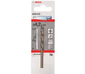 BOSCH HSS-Co 2608585848 / Wiertło kręte do metalu / 4,2 x 43/75mm / 1 szt.