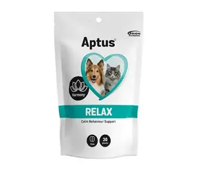 Aptus Relax weterynarz 30 szt. / Pokarm uzupełniający w postaci tabletek do żucia przeciw stanom lękowym i stresowi