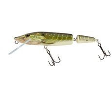 Salmo Wobler Pike Przegubowy pływający 13cm 21g Prawdziwy szczupak