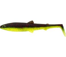 Westin Rubber Lure Bullteez Shadtail 7,5cm 4g Czarny/Chartreuse 3szt