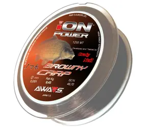 AWA-S Line ION Power Browny Carp 1200m 0,350mm 21,1kg