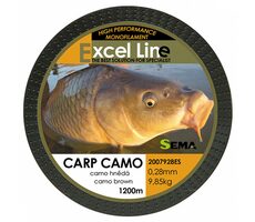 Sema Vlasec Karp Camo Brązowy 1200m 0,30mm 11,9kg