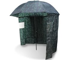 Parasolka NGT Camo Brolly z osłoną boczną 2,2 m