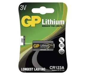 Bateria litowa GP CR123A