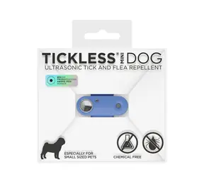 TICKLESS Mini dog Blue / Akumulatorowy ultradźwiękowy odstraszacz kleszczy i pcheł