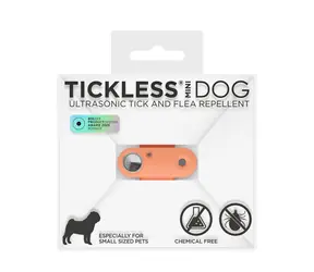 TICKLESS Mini dog Orange / Akumulatorowy ultradźwiękowy odstraszacz kleszczy i pcheł 