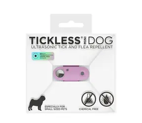 TICKLESS Mini dog Purple / Akumulatorowy ultradźwiękowy odstraszacz kleszczy i pcheł 