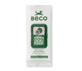BeCoThings Beco chusteczki czyszczące dla psów (bezzapachowe) 80 szt 