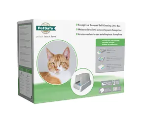 PetSafe ScoopFree Original - druga generacja / Samoczyszcząca toaleta dla kotów 