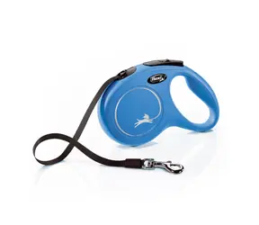 Flexi New Classic M 5m/25kg niebieska / Smycz