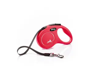 Flexi New Classic S 5m/15kg czerwony / Smycz