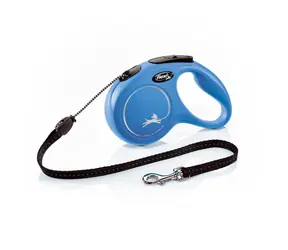 Flexi New Classic M 5m/20kg niebieska / Smycz