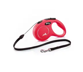 Flexi New Classic S 5m/12kg czerwony / Smycz
