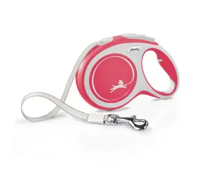 Flexi New Comfort L 8m/50kg czerwony / Smycz
