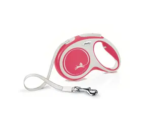 Flexi New Comfort M 5m/25kg czerwony / Smycz