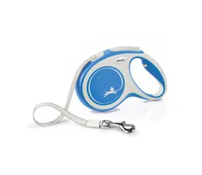 Flexi New Comfort M 5m/25kg niebieska / Smycz