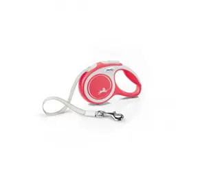Flexi New Comfort XS 3M/ 12kg czerwony / Smycz