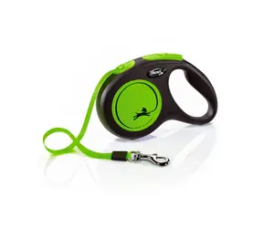 Flexi New Neon M 5m/25kg zielony / Smycz