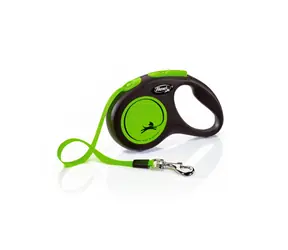 Flexi New Neon S 5m/15kg zielony / Smycz