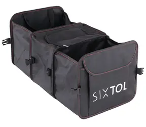 SIXTOL CAR COMPACT 5 THERMO - Organizer do bagażnika samochodu / 5 przegródek / torba termiczna / składana