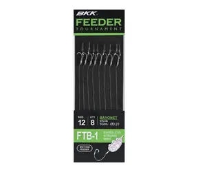 BKK Feeder Tournament FTB-1 Przypony bagnetowe Rozmiar 12 8szt