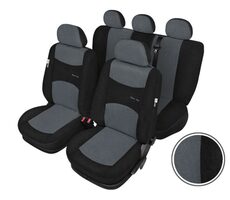 SIXTOL Pokrowce samochodowe SPORT LINE+ Standard | szaro-czarny 