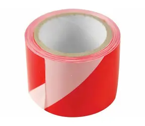 Extol-CRAFT Taśma ostrzegawcza czerwono-biała 75mm x 250m / PE 