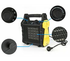 GEKO G80405 / Grzejnik ceramiczny elektryczny / 2000W 