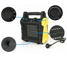 GEKO G80406 / Grzejnik ceramiczny elektryczny / 3000W 
