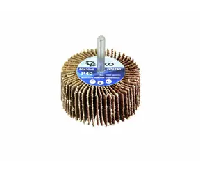 GEKO G78751 / Tarcza szlifierska z trzpieniem / 60 x 30 x 6 mm / P60