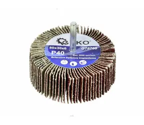 GEKO G78762 / Ściernica z trzpieniem / 80 x 30 x 6 mm / P80