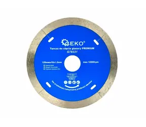 GEKO G78331 / Diamentowa tarcza do cięcia na całym obwodzie / 125 x 10 x 22,2 mm