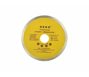 GEKO G00240 / Tarcza diamentowa do cięcia na całym obwodzie / 115 x 8 x 22,2 mm